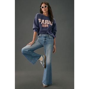 Anthroplogie MOTHER The Tomcat Roller High-Rise Wide-Leg Jeans